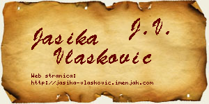 Jasika Vlašković vizit kartica